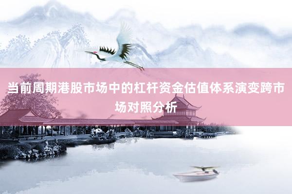 当前周期港股市场中的杠杆资金估值体系演变跨市场对照分析