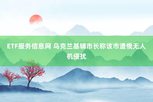ETF服务信息网 乌克兰基辅市长称该市遭俄无人机侵扰